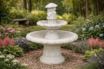 Medium Round / Umbrella Kids Concrete Water  Fountain